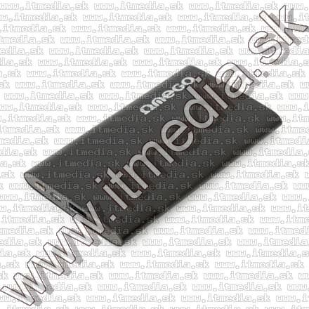 Image of Omega Slim Powerbank Li-Po 5000mAh Black (42157) (IT10825)